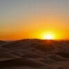 sunset camel ride in merzouga