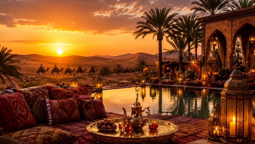 marrakech desert party holidays