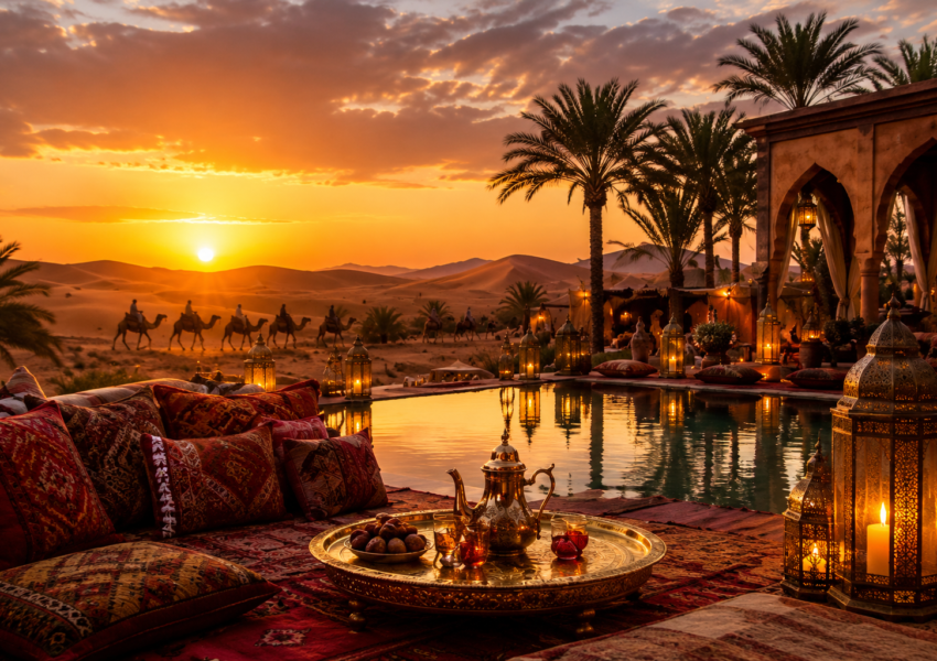 marrakech desert party holidays