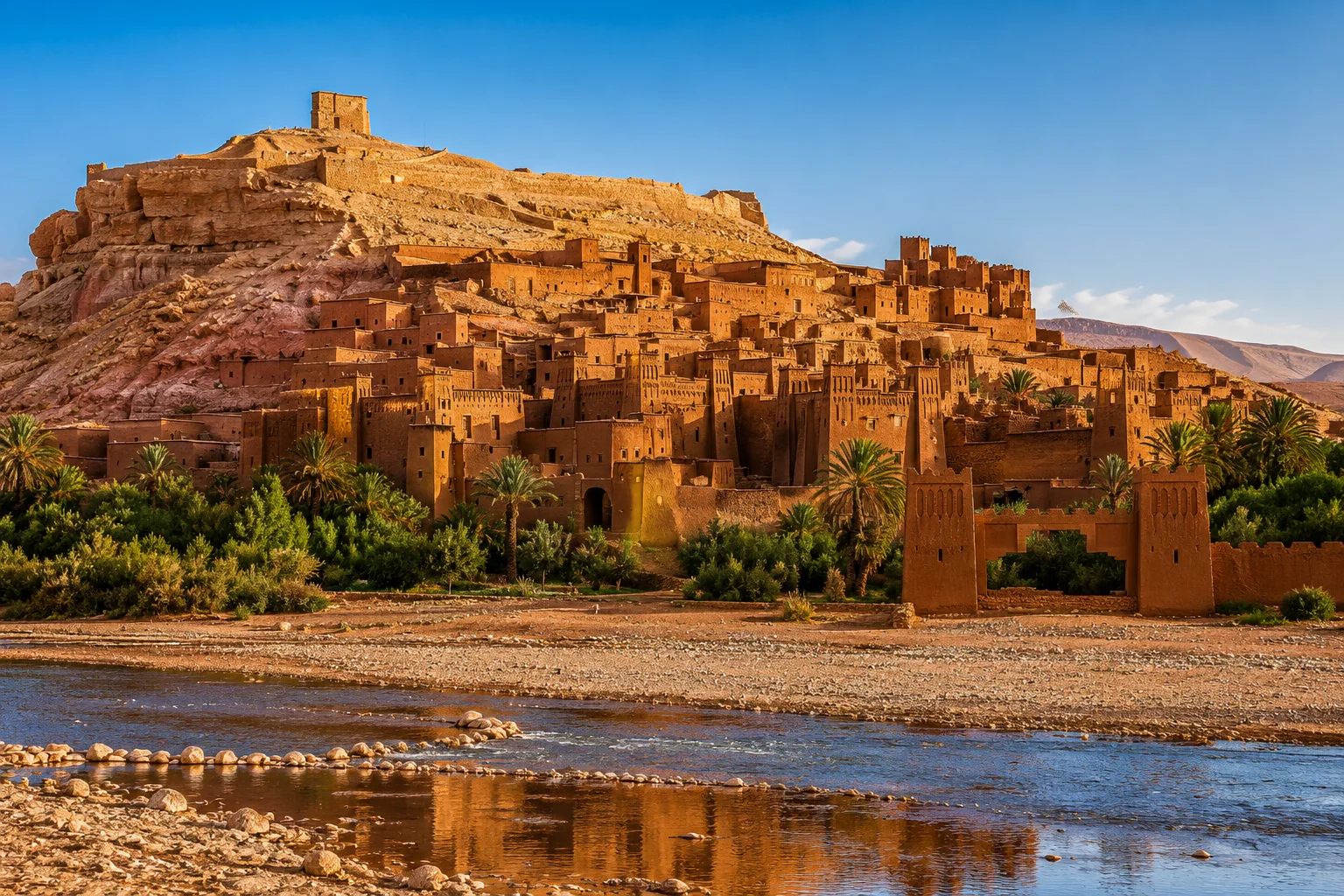 Ait Ben Haddou Kasbah, UNESCO World Heritage Site in Morocco