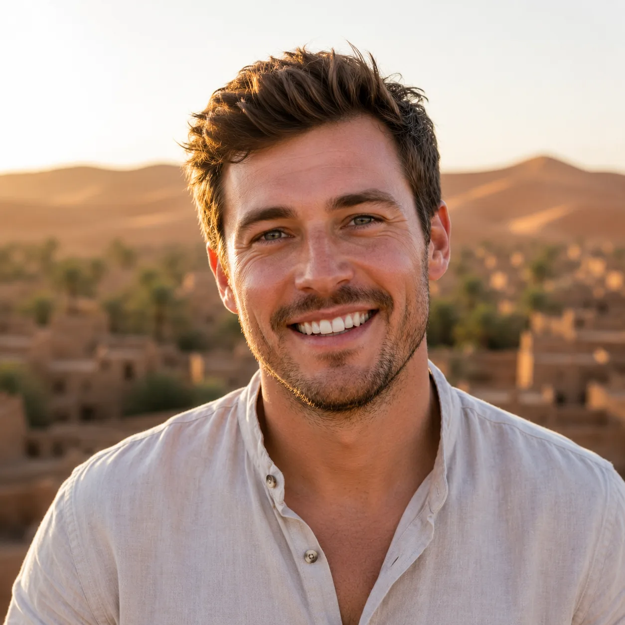 James Anderson during a Morocco Sahara Desert tour