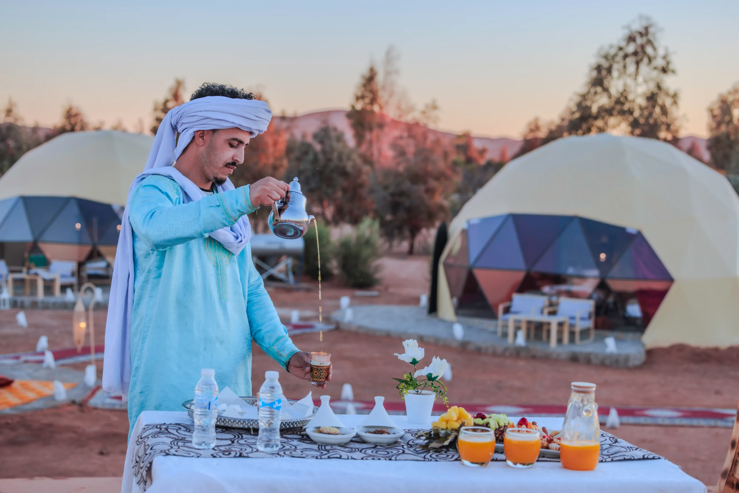 Contact Desert Experience Glamping with an unforgettable Moroccan experience and sahara desert tours