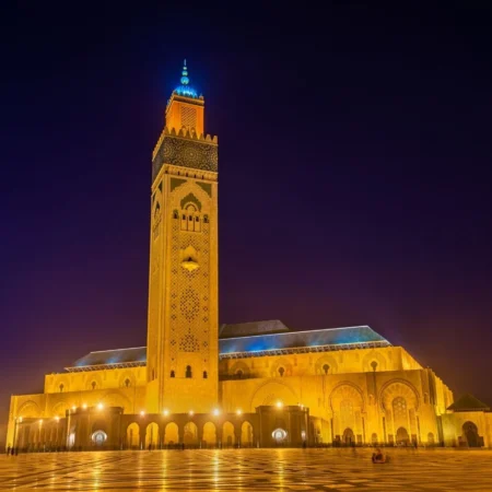 Hassan II Mosque in Casablanca, Morocco