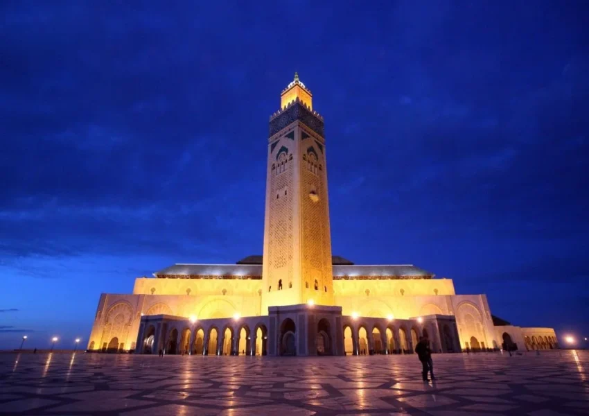 7-Day Morocco Tour From Casablanca with Hassan II Mosque view