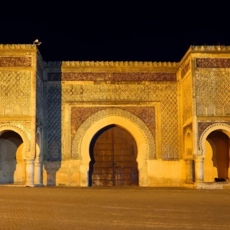 Meknes historic building in Morocco
