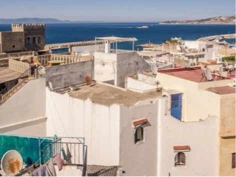 Historic Essaouira medina and its Atlantic coastal ramparts in Morocco